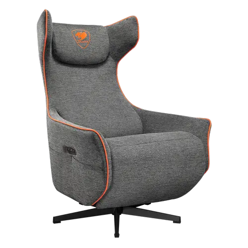Fotoliu Gaming COUGAR Magus, Ergonomice Zero-Gravity, Max 150 kg (Gri/Portocaliu)