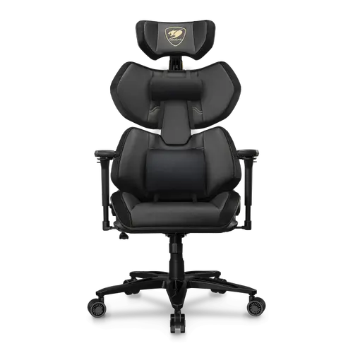 Scaun gaming COUGAR TERMINATOR ELITE Gold CGR-TRE-GLB, reglabil (Negru/Auriu)