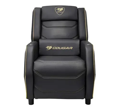 Fotoliu Gaming COUGAR Ranger Pro Royal, Max 160 kg, Ajustabil, USB Type-C (Negru/Galben)