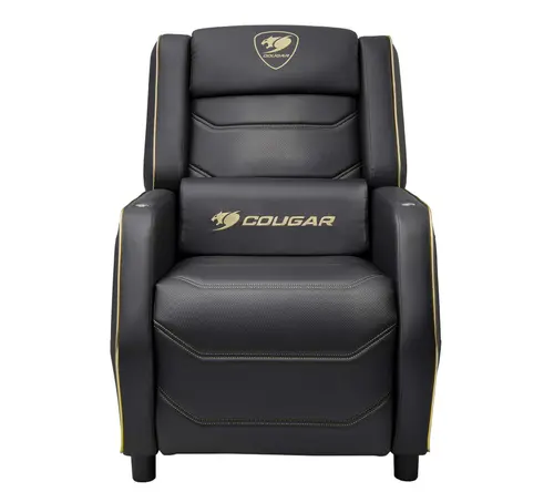 Fotoliu Gaming COUGAR Ranger Pro Royal, Max 160 kg, Ajustabil, USB Type-C (Negru/Galben)