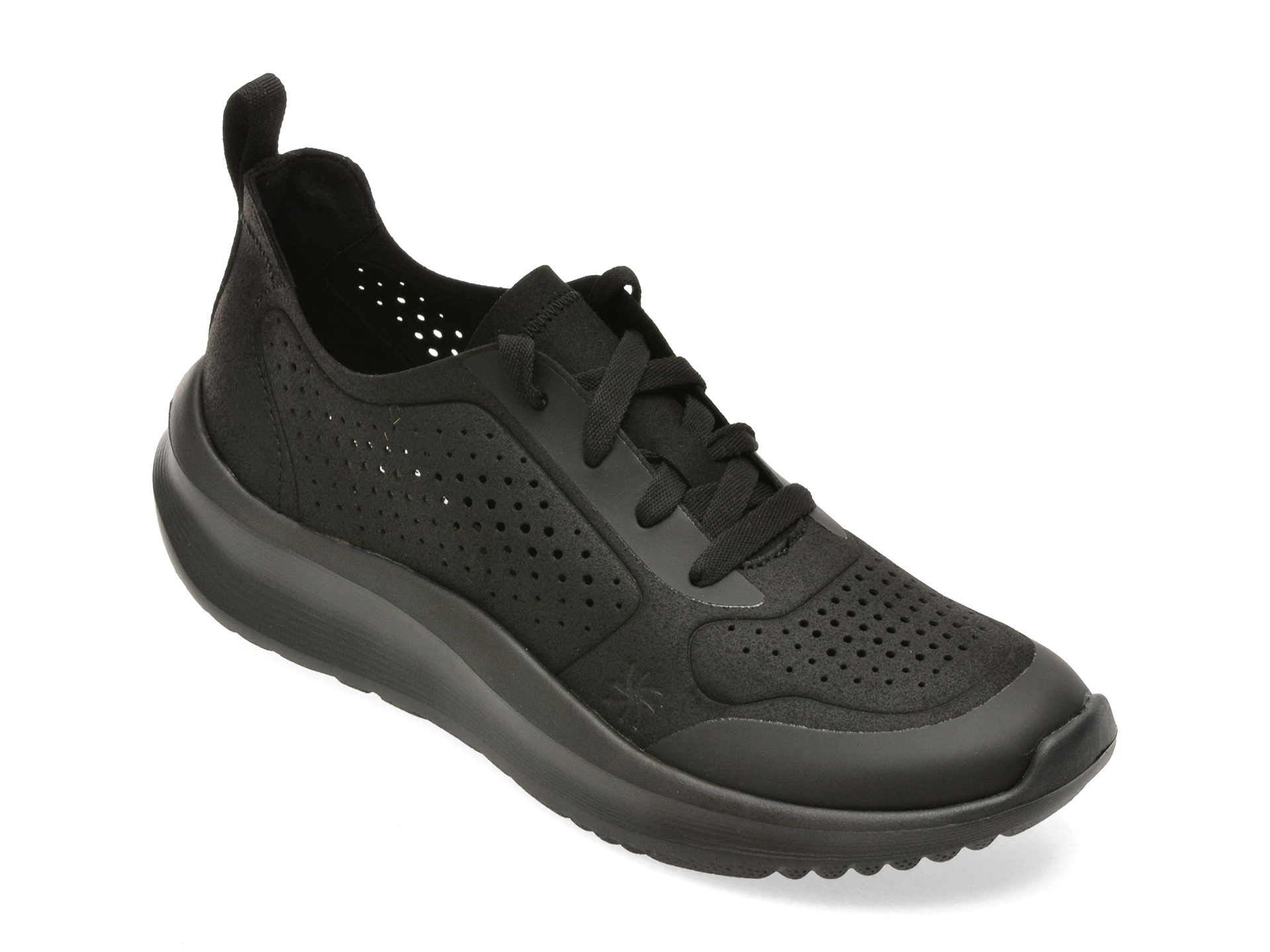 Pantofi sport CLARKS negri, SOLETIE, din material textil