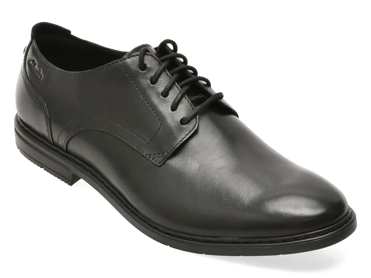 Pantofi eleganti CLARKS negri, BANBDER, din piele naturala