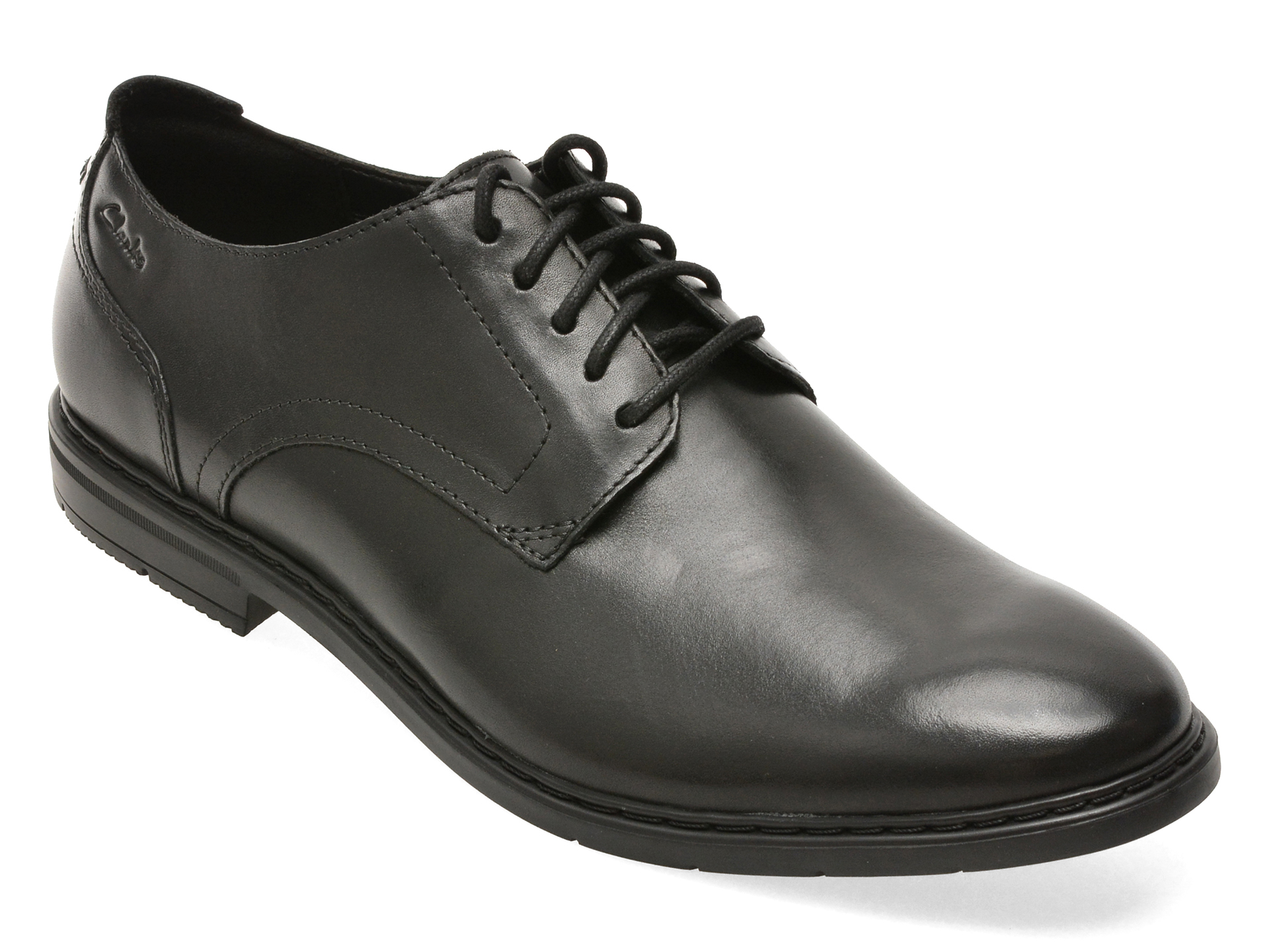 Pantofi eleganti CLARKS negri, BANBDER, din piele naturala