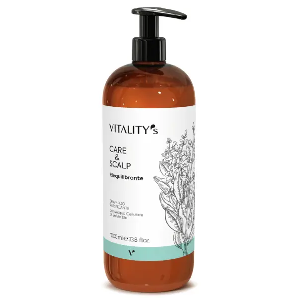 Sampon purificator Vitality's Care&Scalp Rebalancing Shampoo 1000ml