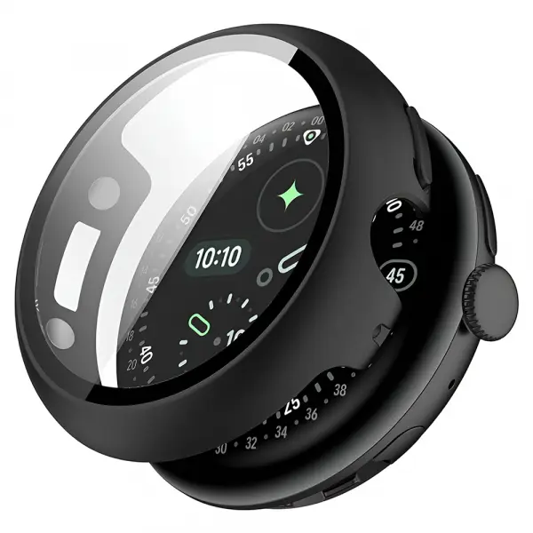 Husa Techsuit Defense360 Pro pentru Google Pixel Watch 4 41mm, Neagra