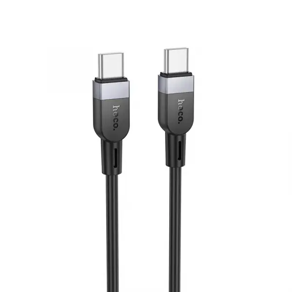 Cablu Date si Incarcare USB-C - USB-C HOCO X109, 60W, 2m, Negru