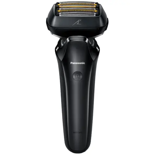 Aparat de ras Panasonic ES-LS6A-K803, 6 lame, inchJapanese Blade Technologyinch, Trimmer, Senzor pentru barba, 50min autonomie Li-Ion, Wet & Dry, Cap Flexibil 22D, Cutie de transport, Negru