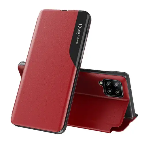 Husa Techsuit eFold pentru Samsung Galaxy A12 Nacho A127 / A12 A125 (Rosu)