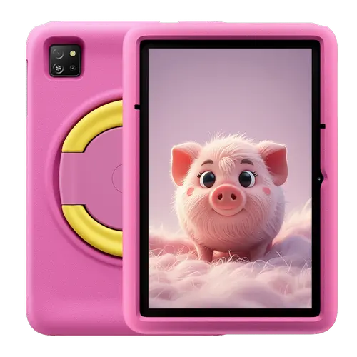 Tableta Blackview Tab A6 Kids, Procesor AllWinner A523 Octa-Core, Ecran IPS HD+ 10.1inch, 4GB RAM, 128GB Flash, 8MP, Wi-Fi, Bluetooth, Android (Roz)