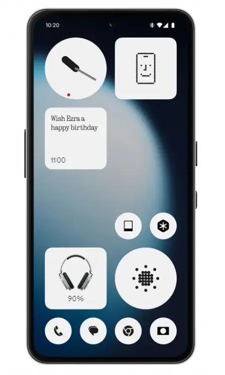 Telefon Mobil Nothing Phone 3a Lite, Procesor Mediatek Dimensity 7300 Pro, AMOLED Capacitive Touchscreen 6.77inch, 8GB RAM, 128GB Flash, Camera Tripla 50+8+2MP, Wi-Fi, 5G, Dual Sim, Android (Alb)