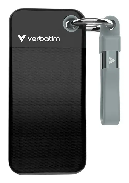 SSD Verbatim Pocket 2TB, USB-C (Negru/Gri)