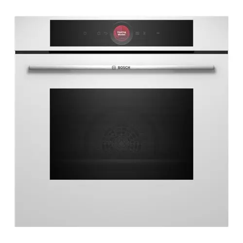 Cuptor incorporabil Bosch HBG7721W1S Seria 8, 71 L, Clasa A+, Ecran TFT, Curatare pirolitica, 60 cm (Alb)