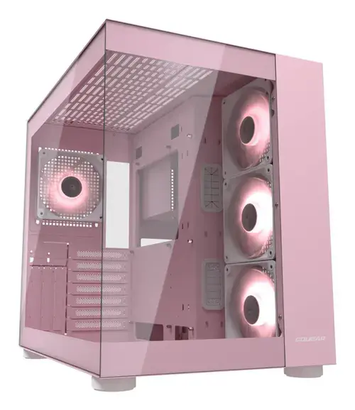 Carcasa Cougar FV150 ARGB, Middle Tower, Fara sursa (Roz)