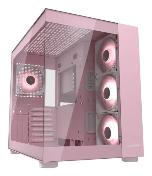 Carcasa Cougar FV150 ARGB, Middle Tower, Fara sursa (Roz)