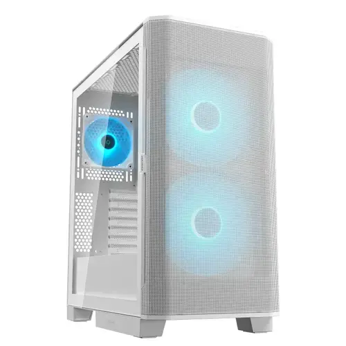 Carcasa COUGAR Airface FLO, ARGB, Middle Tower, 7 Sloturi expansiune, E-ATX (Alb)