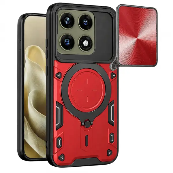 Husa pentru Motorola Edge 70 Pro, Techsuit, CamGuard Pro, Rosie