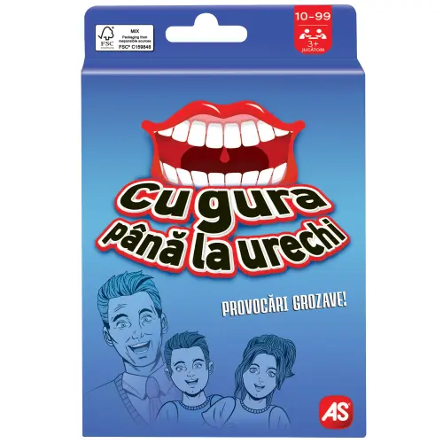 Joc de carti AS Games - Cu gura pana la urechi, limba romana
