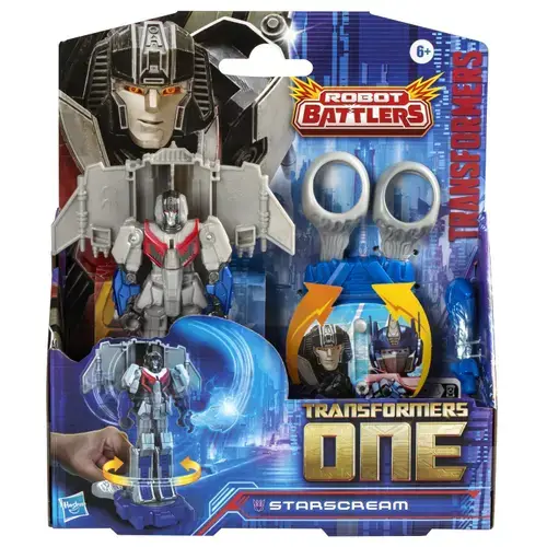 Figurina Transformers One - Robot Battlers, Starscream, 11.5 cm