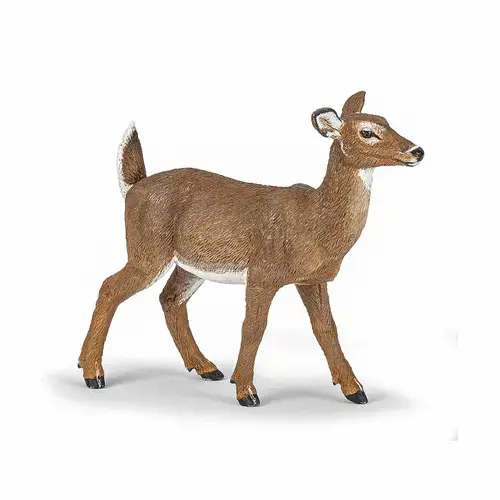 Figurina Papo - Animale salbatice, Caprioara cu coada alba
