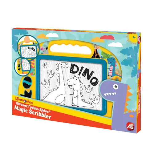Tablita magnetica AS - Dinosaur, Magic Scribbler