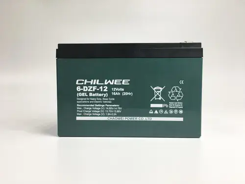 Acumulator 12V 12Ah VRLA  deep cycle GEL, seria DZF, Chilwee 6-DZF-12, fara intretinere, pot fi utilizati intr-o multitudine de aplicatii: Moped, Scutere cu motor electric pentru copii, Vehicule electrice mici, Iluminat de urgenta, Jucarii electrice, Apl