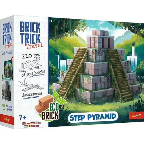 Set de construit - Piramida Schodkowa, 210 piese
