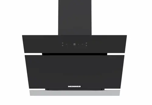 Hota decorativa HEINNER HDCH-MD620RGBK, 650 m3/h, 4 viteze, 80 W, LED 1.5 W, Filtru aluminiu, Control touch, Sticla (Negru)