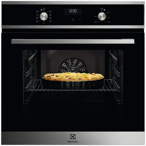 Cuptor incorporabil Electrolux EOD5F70BX, 65 l, Autocuratare catalitica, Timer electronic, SteamBake, Grill, Clasa A (Inox antiamprenta)