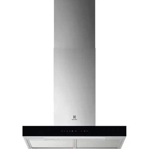 Hota incorporabila decorativa Electrolux LFT826X, Control electronic, Putere de absorbtie 730 mc/h, Conectivitate plita, Functie Breeze, Iluminare LED, 60 cm (Inox)