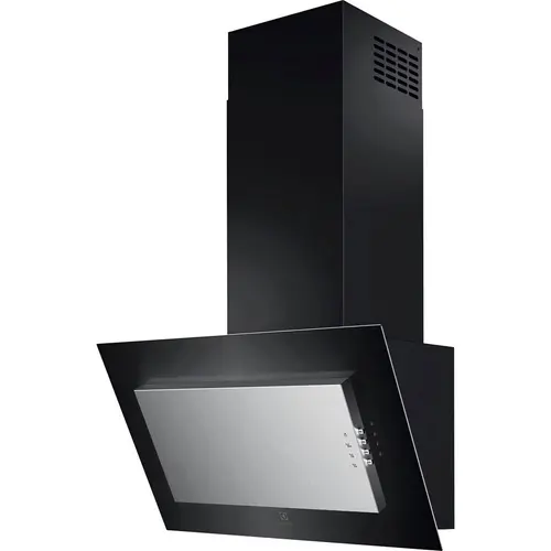 Hota incorporabila decorativa Electrolux LFV326Y, Putere de absorbtie 600 mc/h, Filtru de carbon inclus, 1 motor, 60 cm (Inox/Negru)