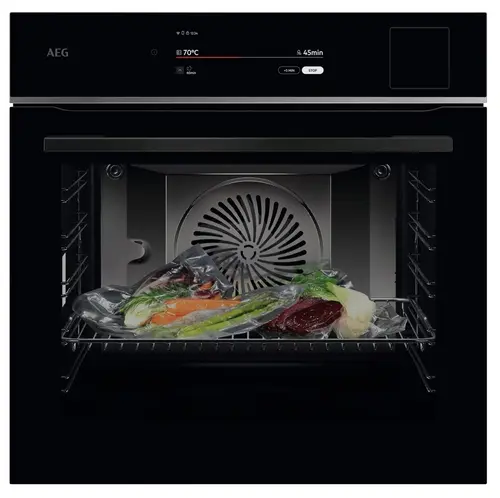 Cuptor incorporabil AEG TP9SB831AB, Electric, SteamPro, Autocuratare cu abur, 70 l, Clasa A++, Wi-Fi (Negru)