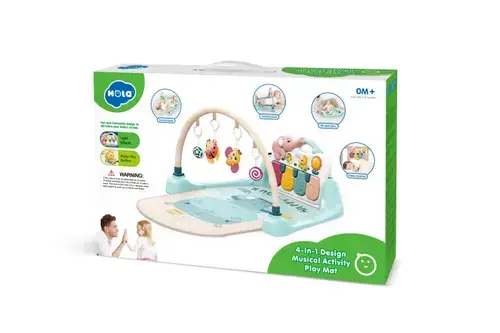 Salteluta De Joaca Interactiva Pentru Bebelusi 4 In 1 - Mola - Hola