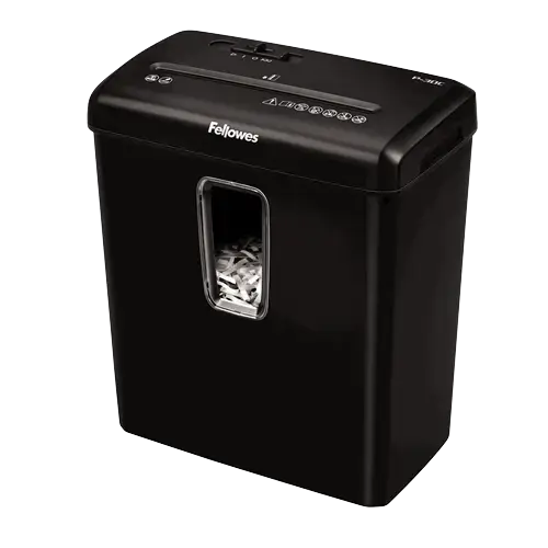 Distrugator documente Fellowes Powershred P-30C, capacitate 15l, 6 coli