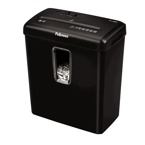 Distrugator documente Fellowes Powershred P-30C, capacitate 15l, 6 coli