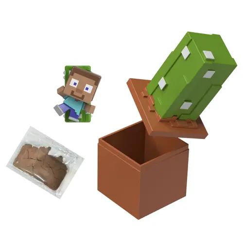 Figurina Minecraft Mini Mode - Explorare miniera, Cactus