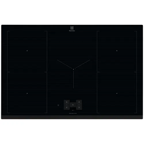 Plita incorporabila Electrolux EIS87583, Inductie, 5 zone de gatit, Booster, Control touch, Timer, Conectivitate hota, Ecran TFT, SenseBoil, 78 cm (Negru)