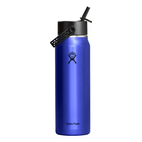 Sticla termos, inox, 950ml, Hydro Flask Lightweight Straw Sapphire Blue