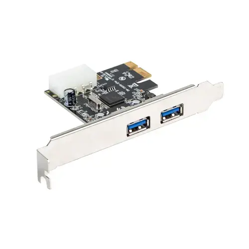 Card de extensie Lanberg 41816, PCI Express - 2 x USB 3.1,  suport Low Profile