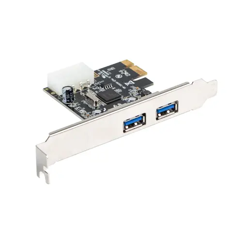 Card de extensie Lanberg 41816, PCI Express - 2 x USB 3.1,  suport Low Profile