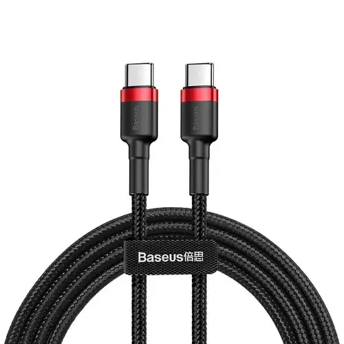 Cablu de date BASEUS PD PD2.0 , 60W, USB Type C, 20V, 3A, QC3.0 , 1m (Negru)