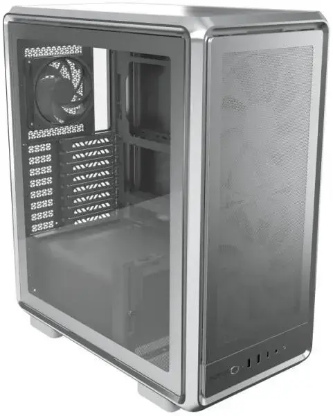 Carcasa CoolerMaster MasterFrame 500 Mesh non-aRGB, Middle Tower, Fara sursa (Argintiu)