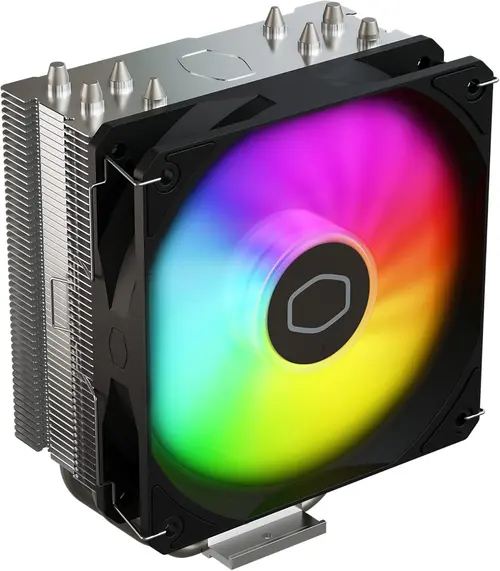 Cooler CPU CoolerMaster Hyper 212 Spectrum V3, ARGB, 650-1750 RPM, 4-PIN PWM (Negru/Argintiu)
