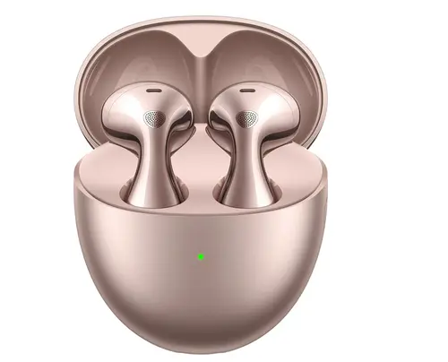 Casti In-Ear Huawei FreeBuds 6, True wireless, Bluetooth, AI noise cancelling, Autonomie 36 ore, IP54 (Roz/Auriu)