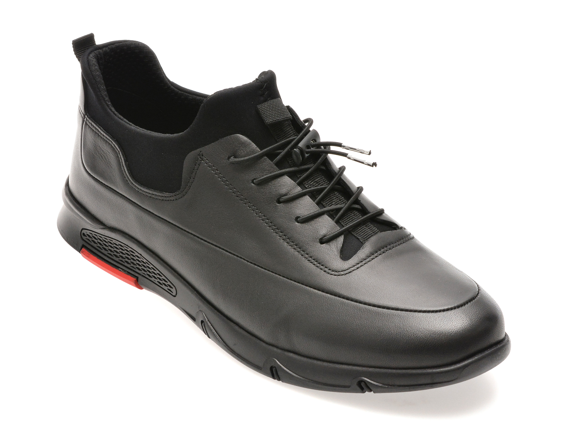 Pantofi sport BITE THE BULLET negri, CASPER 24, din piele naturala