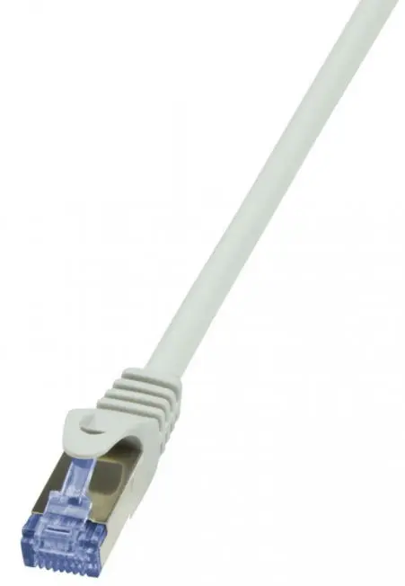 Cablu retea S/FTP LogiLink CQ4102S Cat7, LSZH, cupru, 600MHz, mufe RJ45 Cat6a, 15 m, AWG26, dublu ecranat (Gri)