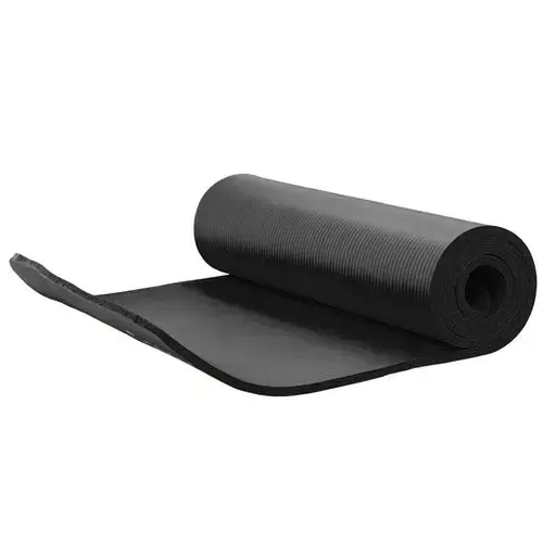 Saltea yoga SPACER, material NBR, dimensiune 1830 x 610 x 10 mm, Negru