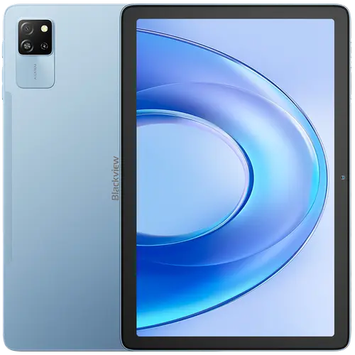 Tableta Blackview Tab 60 Pro SET LTE, Procesor Octa-core T606 1.6GHz, Ecran IPS LCD HD+ 10.1inch, 8GB RAM, 128GB Flash, Camera 8MP, Wi-Fi, Bluetooth, 4G, Dual SIM, Android + Husa, Folie, Tastatura, Stylus, Mouse (Albastru)