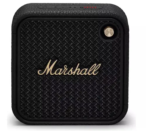 Boxa portabila Marshall Willen II, Bluetooth 5.3 LE, Autonomie 17 ore, IP67 (Negru/Alama)