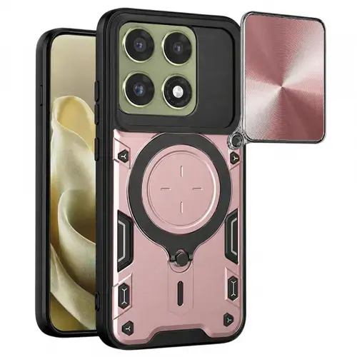 Husa pentru Motorola Edge 70 Pro, Techsuit, CamGuard Pro, Roz/Auriu
