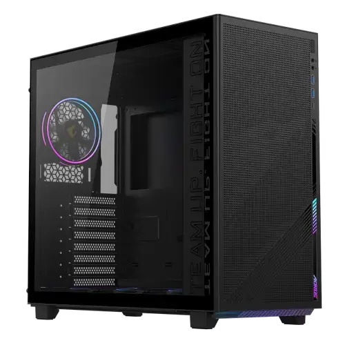 Carcasa GIGABYTE AORUS C400 Glass, Mid Tower, Sticla securizata, 4 Ventilatoare ARGB (Negru)